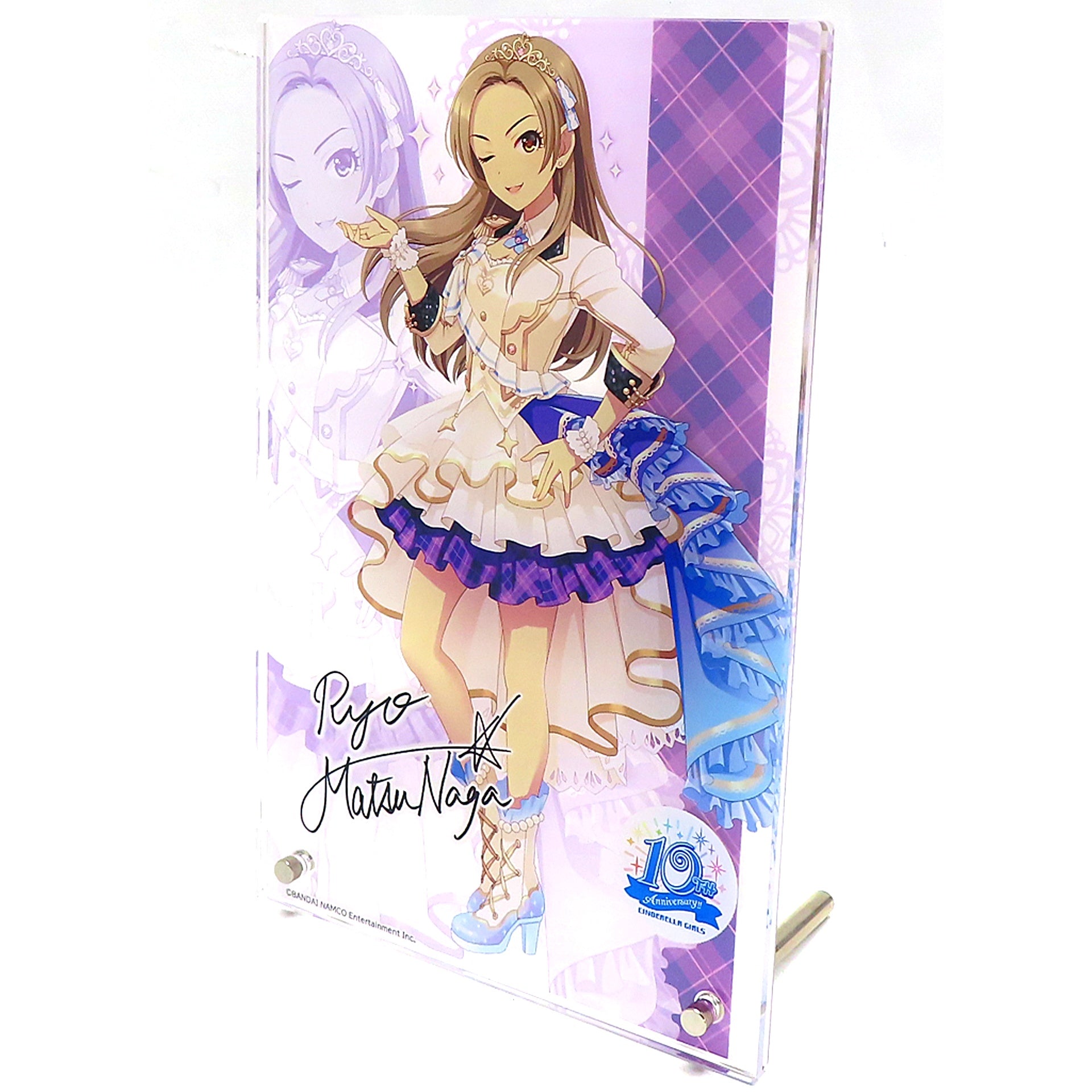 Ryo Matsunaga THE IDOLM@STER CINDERELLA GIRLS Acrylic Art Panel 10th Anniversary Costume [USED]
