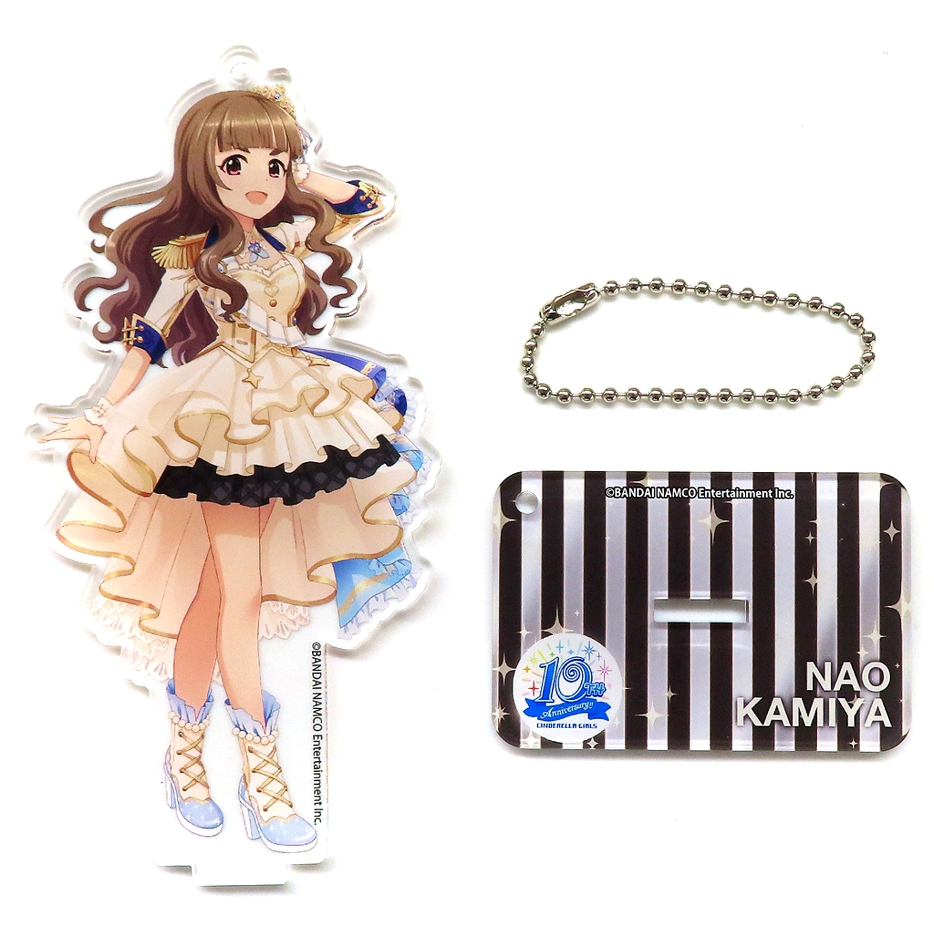 Nao Kamiya 10th Anniv Outfit The Idolmaster Cinderella Girls Acrylic Stand Keychain [USED]