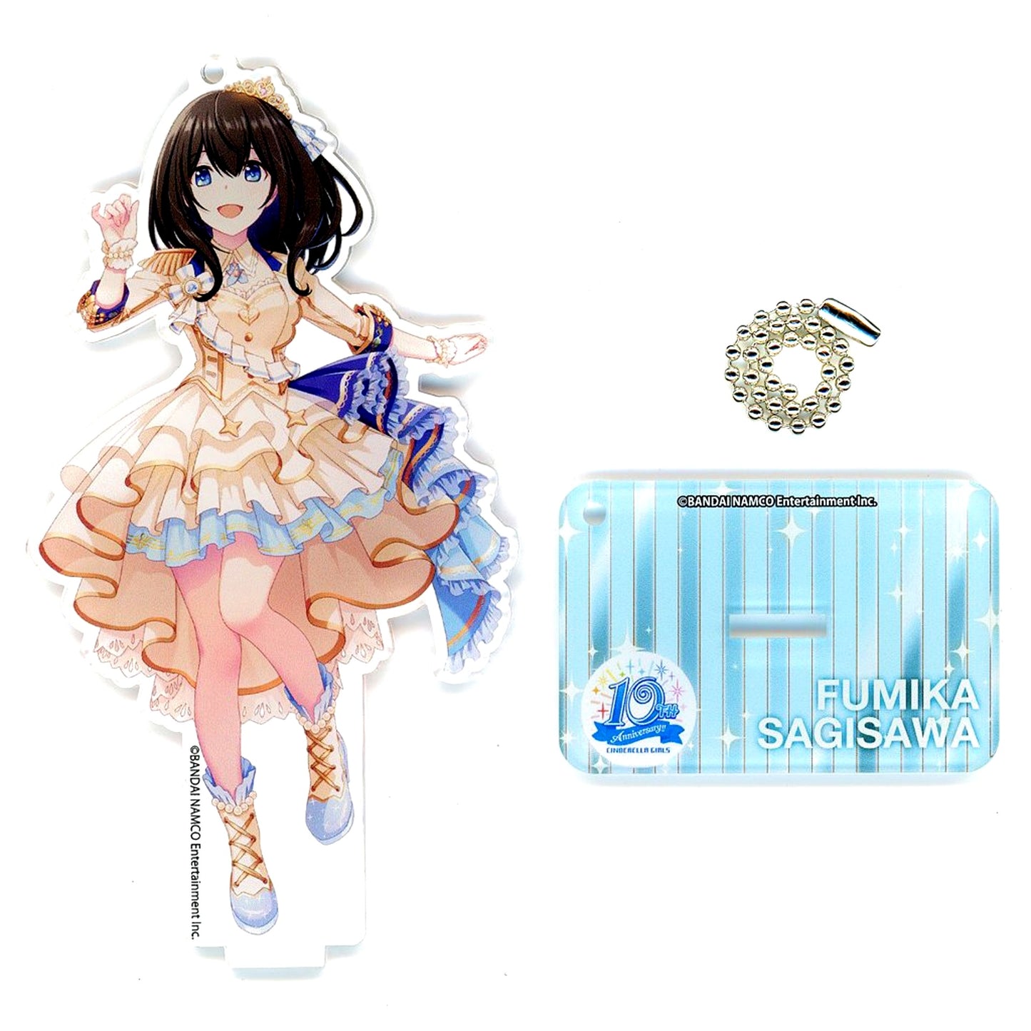 Fumika Sagisawa 10th Anniv Outfit The Idolmaster Cinderella Girls Acrylic Stand Keychain [USED]