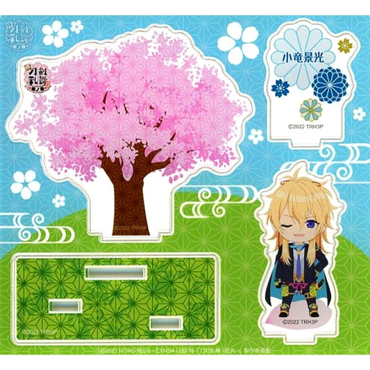 Koryuu Kagemitsu Toku: Touken Ranbu Hanamaru Tsuki no Maki Chibi Character Acrylic Diorama Stand [USED]