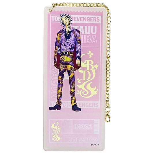 Taiju Shiba Tokyo Revengers Ticket Style Acrylic Bag Charm Original Art Exhibition Tokyo Manji Revengers Exhibition Limited Charm [USED]