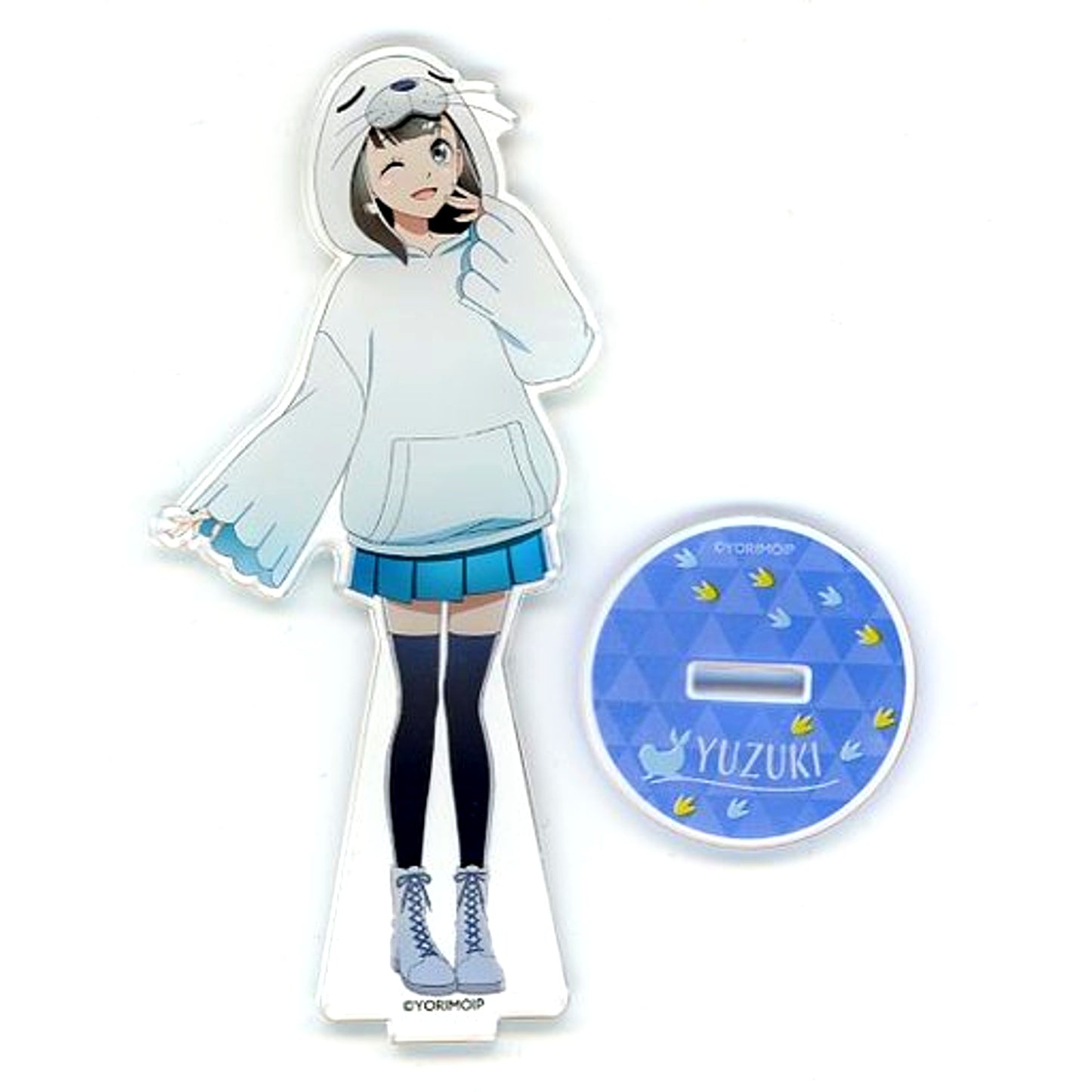 Yuzuki Shiraishi Acrylic Stand Figure B-4 Prize Kujibikido A Place Further Than the Universe Antarctic Animal Kuji [USED]
