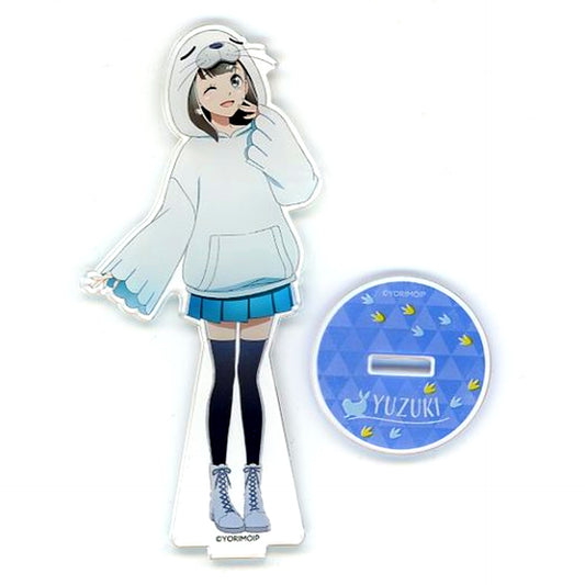 Yuzuki Shiraishi Acrylic Stand Figure B-4 Prize Kujibikido A Place Further Than the Universe Antarctic Animal Kuji [USED]
