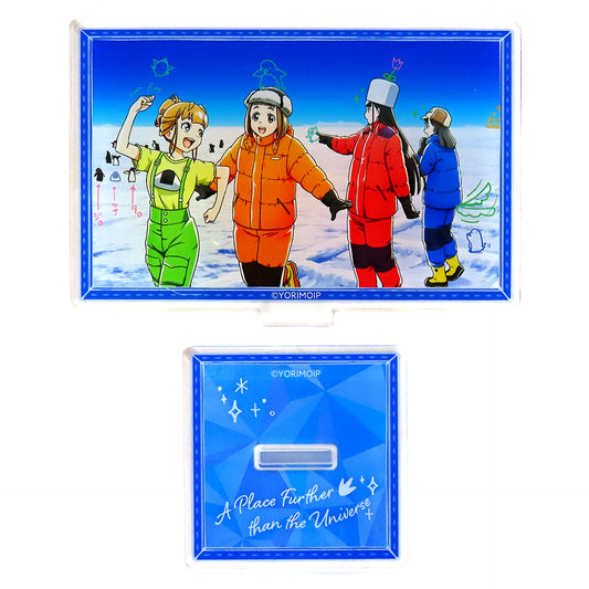Group Antarctica Mini Acrylic Stand Bonus Item Kujibikido A Place Further Than the Universe Antarctic Animal Kuji 10 Roll Set [USED]