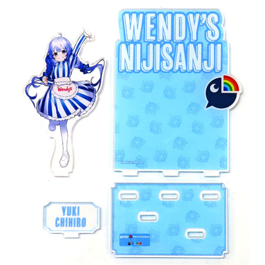 Yuki Chihiro Acrylic Stand Virtual YouTuber Nijisanji x Wendy's First Kitchen 2022 [USED]