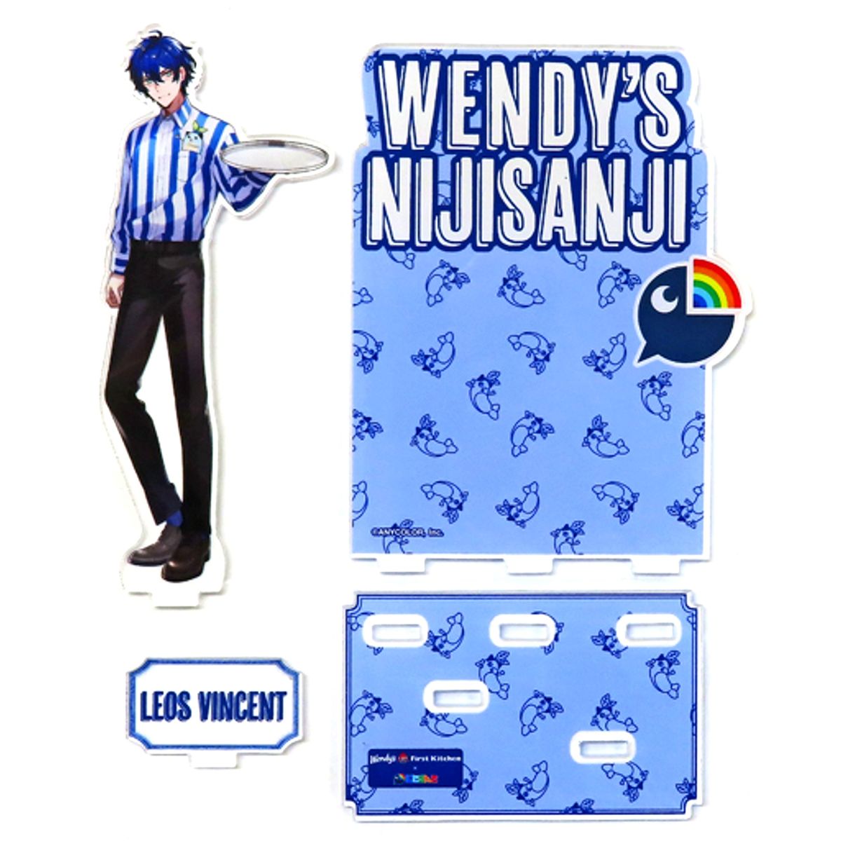 Leos Vincent Acrylic Stand Virtual YouTuber Nijisanji x Wendy's First Kitchen 2022 [USED]
