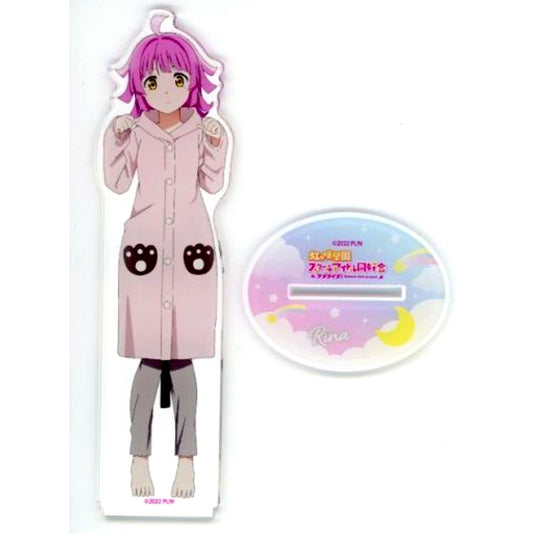 Rina Tennoji Winter Roomwear Ver. Big Acrylic Stand Love Live! Nijigasaki High School Idol Club [USED]