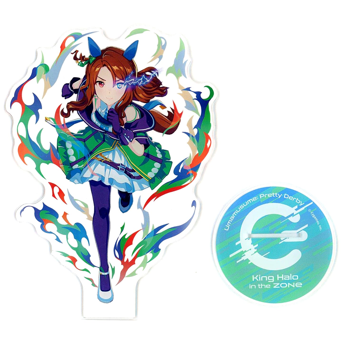 King Halo Acrylic Stand Umamusume Pretty Derby x ZONe Lottery Winning Prize [USED]
