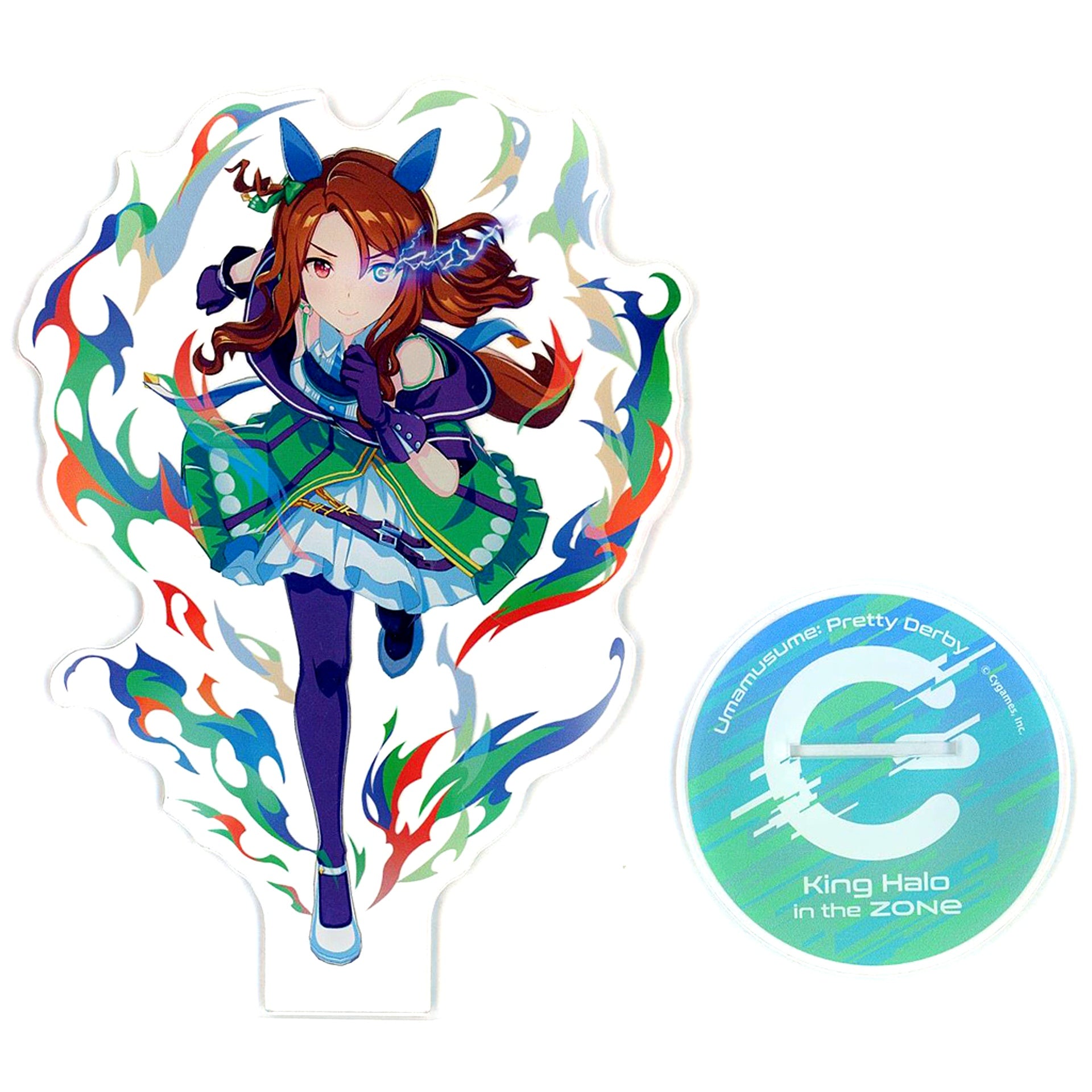 King Halo Acrylic Stand Umamusume Pretty Derby x ZONe Lottery Winning Prize [USED]