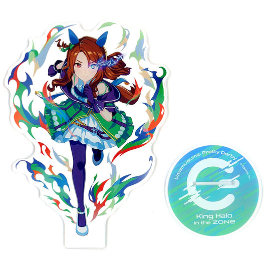 King Halo Acrylic Stand Umamusume Pretty Derby x ZONe Lottery Winning Prize [USED]