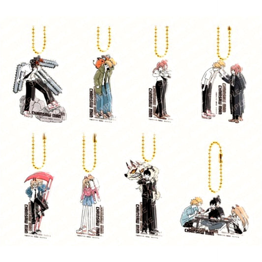 Chainsaw Man Yurusta Acrylic Keychain Collection Set of 8 [USED]