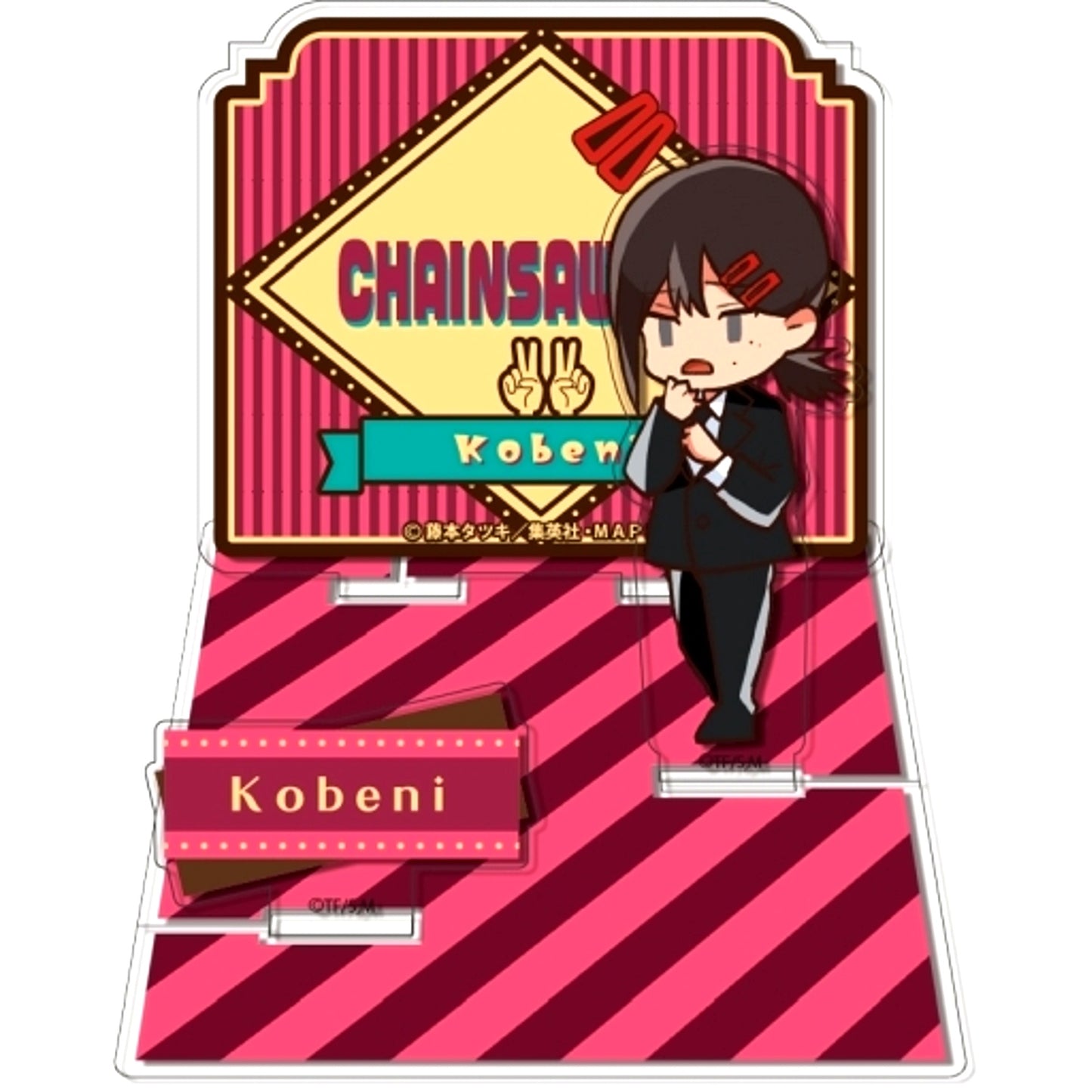 Kobeni Higashiyama 06. Acrylic Diorama Stand Chainsaw Man [USED]
