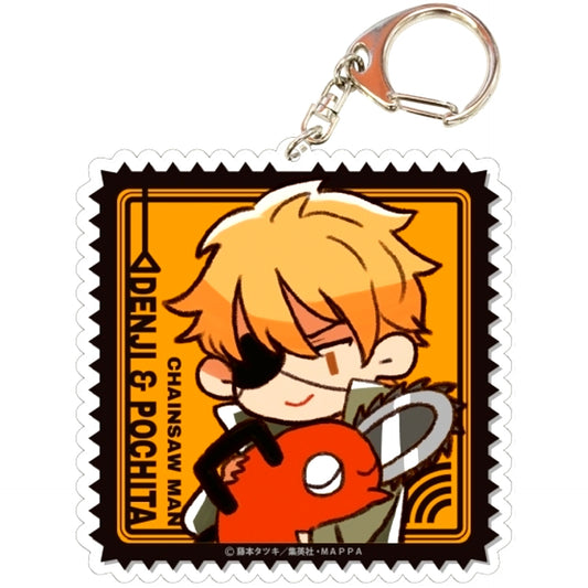 Denji & Pochita 02 Chainsaw Man Big Acrylic Keychain [USED]