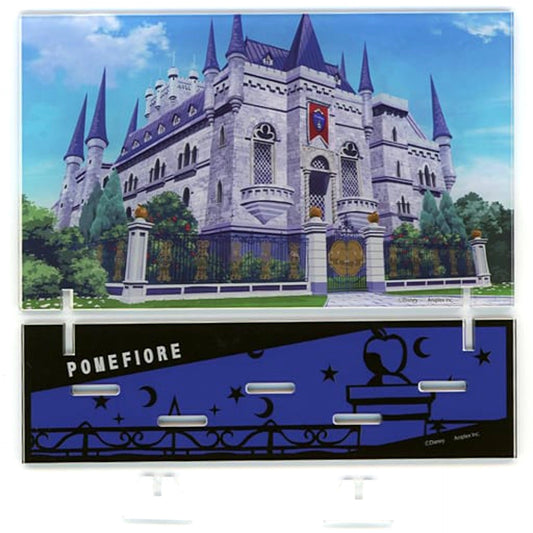 Pomefiore Dormitory Exterior Background Acrylic Stand with Diorama Stand Disney Twisted-Wonderland [USED]