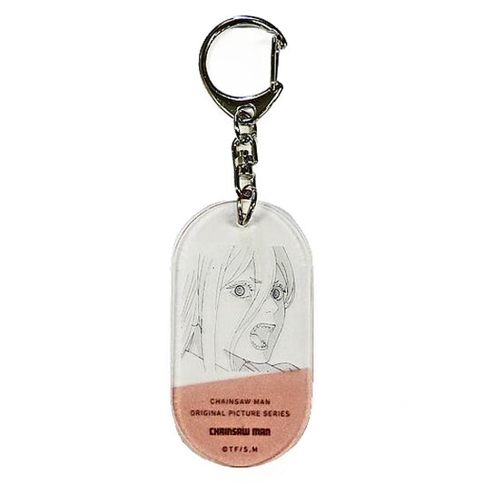 Chainsaw Man Power Key Frame Acrylic Keychain Collection Pop Up Shop in Parco Limited Keychains [USED]