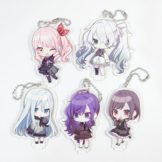 Hatsune Miku: Colorful Stage! Kanade Yoisaki & Others Acrylic Keychain with Stand Vol.5 All 5 Types Set Keychains [USED]