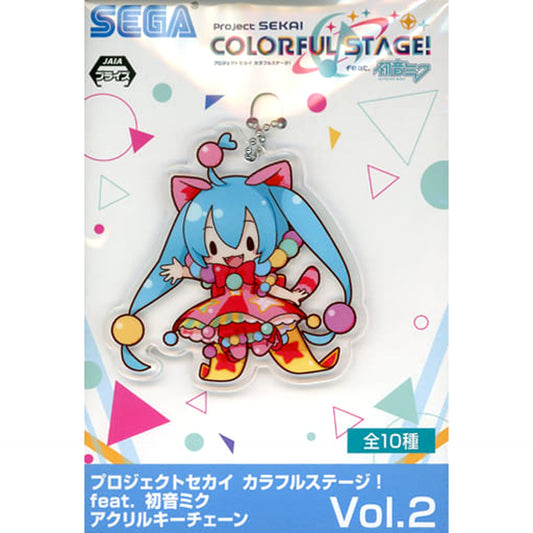 Hatsune Miku: Colorful Stage! Hatsune Miku Wonderland Acrylic Keychain Vol.2 Acrylic Item [USED]