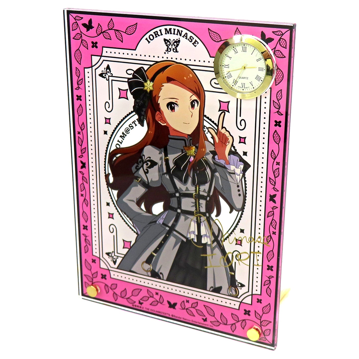 Iori Minase Proud of Stage Ver. The Idolmaster Million Live! Acrylic Art with Clock [USED]