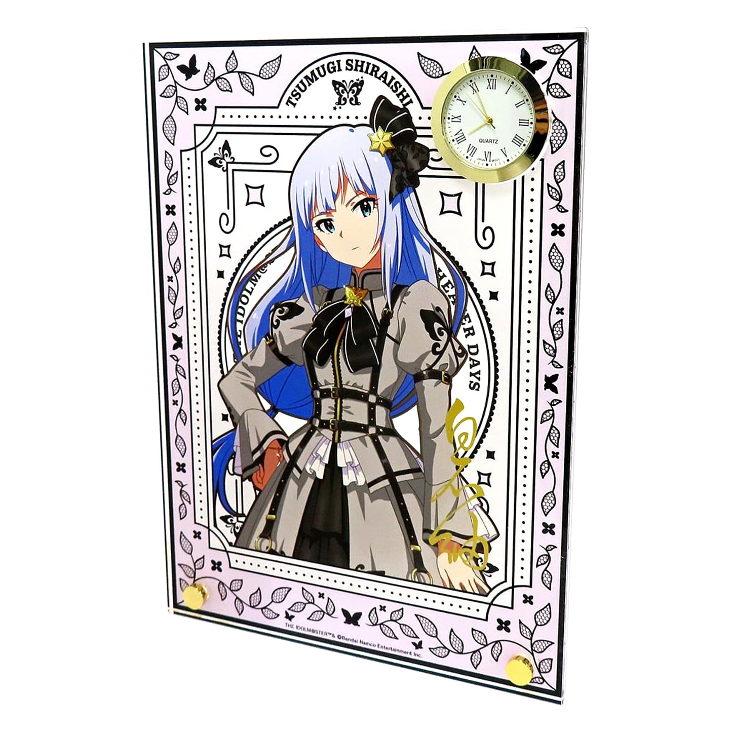 Tsumugi Shiraishi THE IDOLM@STER Million Live! Acrylic Art with Clock Proud of Stage Ver. [USED]