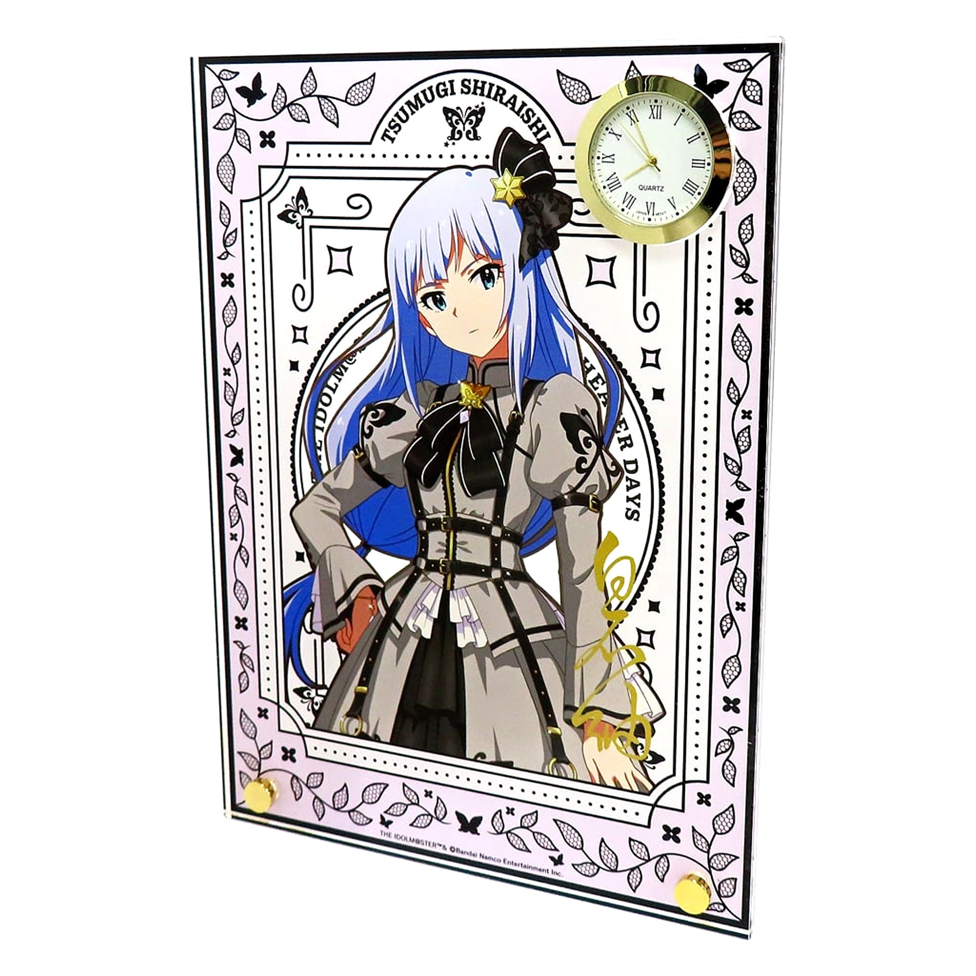 Tsumugi Shiraishi THE IDOLM@STER Million Live! Acrylic Art with Clock Proud of Stage Ver. [USED]