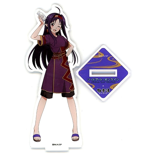 Yuuki System Call Gokurakuyu Memories Acrylic Stand Sword Art Online x Gokurakuyu RAKU SPA Link Start to Gokurakuyu! [USED]