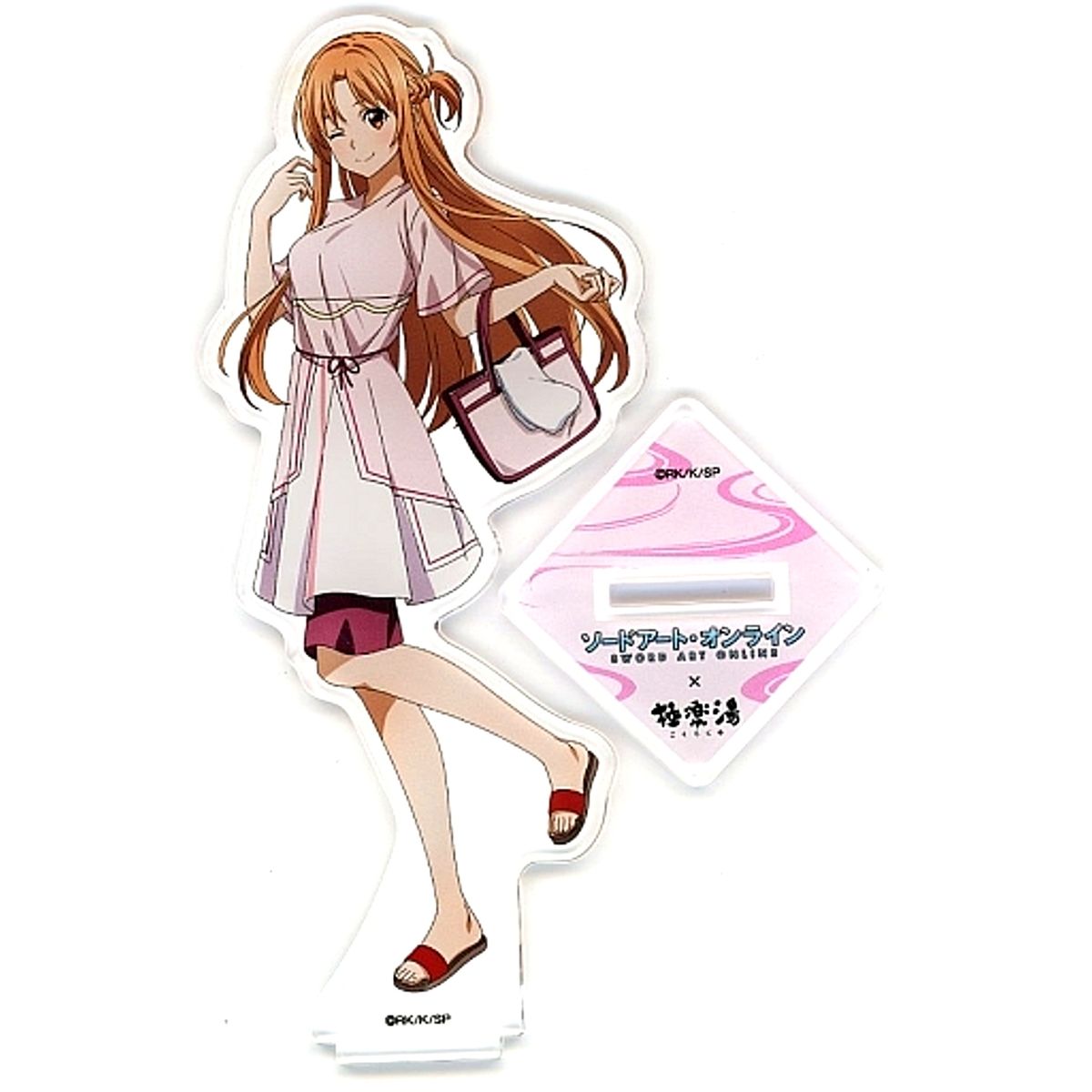 Asuna Yuuki System Call Gokurakuyu Memory Acrylic Stand Sword Art Online x Gokurakuyu RAKU SPA Link Start [USED]