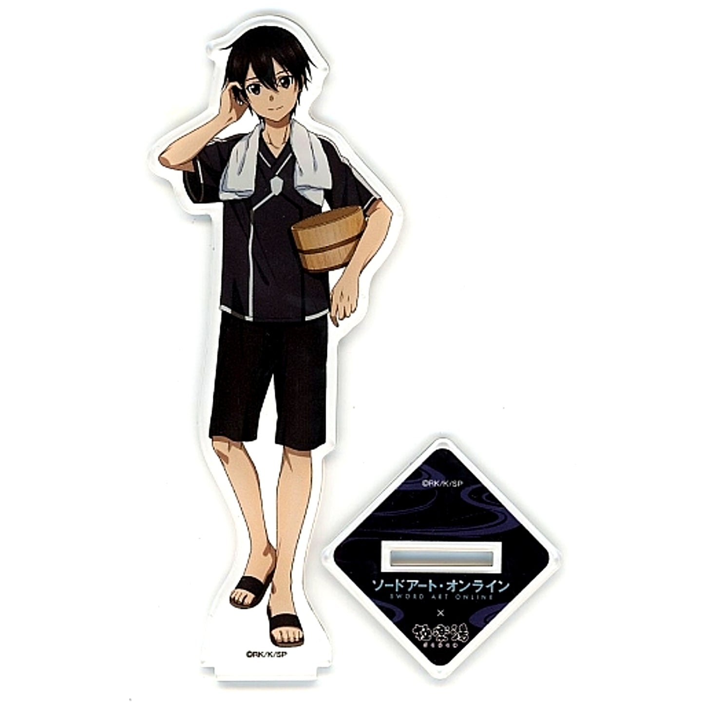 Kirito System Call Gokurakuyu Memories Acrylic Stand Sword Art Online x Gokurakuyu Raku Spa Link Start to Gokurakuyu! [USED]