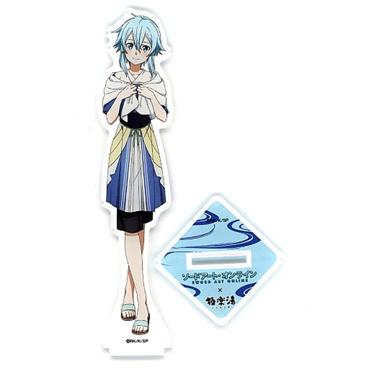 Sinon System Call Gokurakuyu Memories Acrylic Stand Sword Art Online x Gokurakuyu Raku Spa Link Start to Gokurakuyu! [USED]