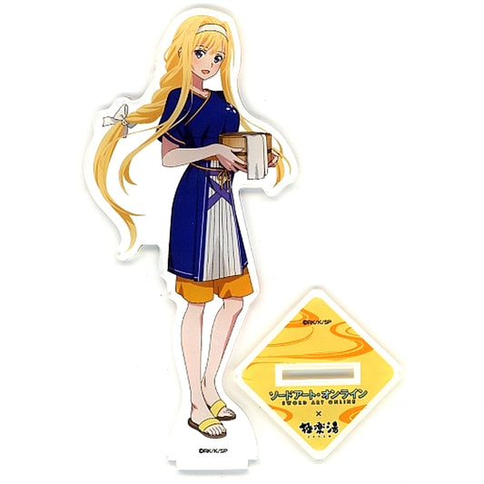 Alice System Call Gokurakuyu Memories Acrylic Stand Sword Art Online x Gokurakuyu RAKU SPA Link Start to Gokurakuyu! [USED]