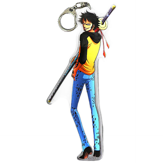 One Piece Trafalgar Law E Big Acrylic Keychain Event Limited Keychains [USED]