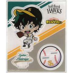 Fukuoka Softbank Hawks X My Hero Academia Izuku Midoriya Mini Character Acrylic Stand Acrylic Stands [USED]