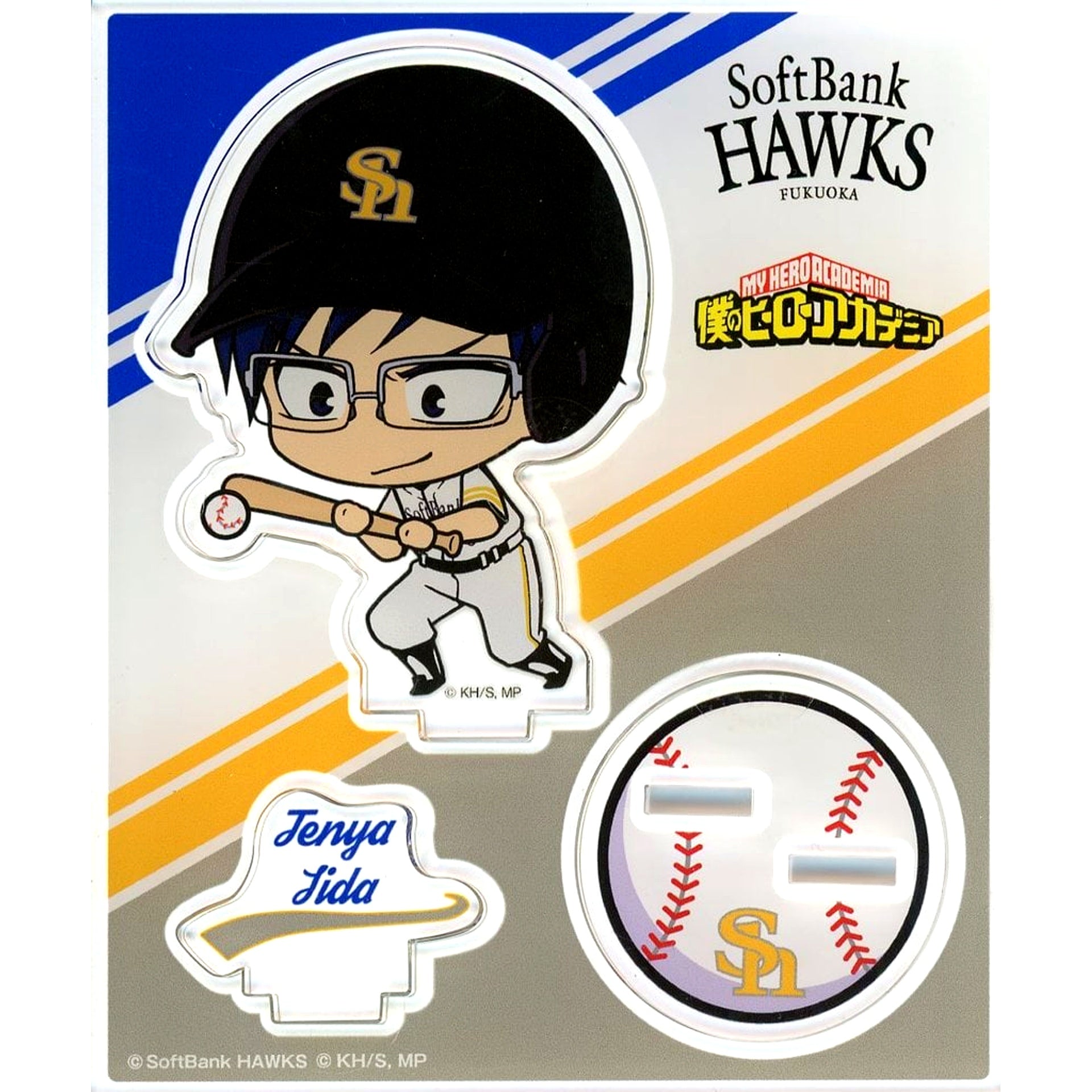 Tenya Iida Mini Character Fukuoka SoftBank Hawks x My Hero Academia Acrylic Stand [USED]