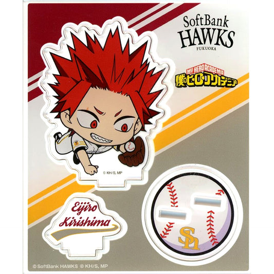 Eijiro Kirishima Mini Character Fukuoka SoftBank Hawks x My Hero Academia Acrylic Stand [USED]