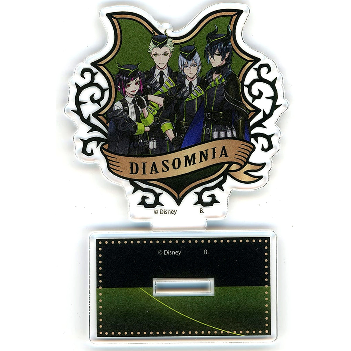 Diasomnia Dorm Disney Twisted Wonderland Hapikuro! School Uniform Pattern Acrylic Stand [USED]