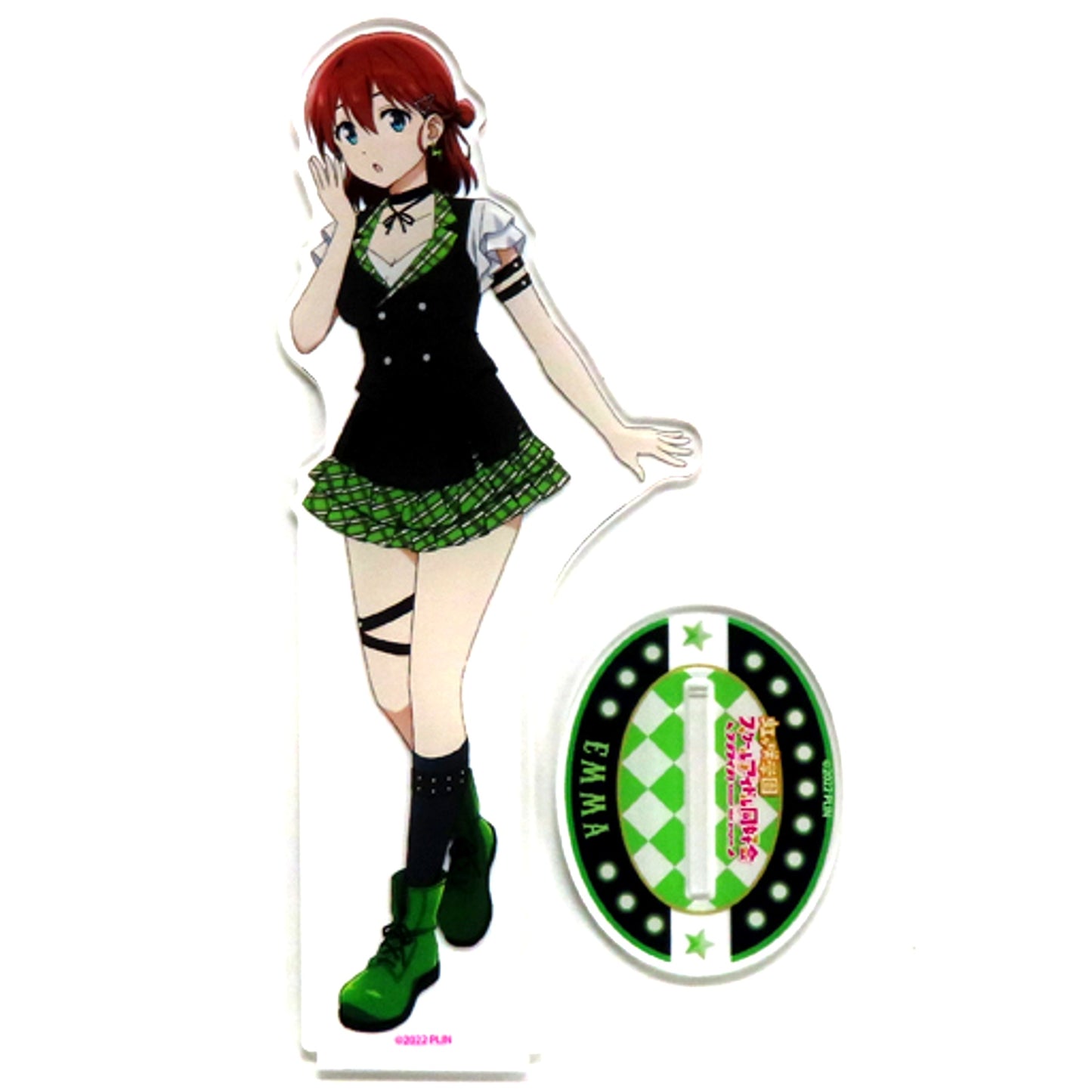 Emma Verde Rock Fashion Ver. Large Acrylic Stand Love Live! Nijigasaki High School Idol Club POP UP SHOP in Yurakucho Marui [USED]