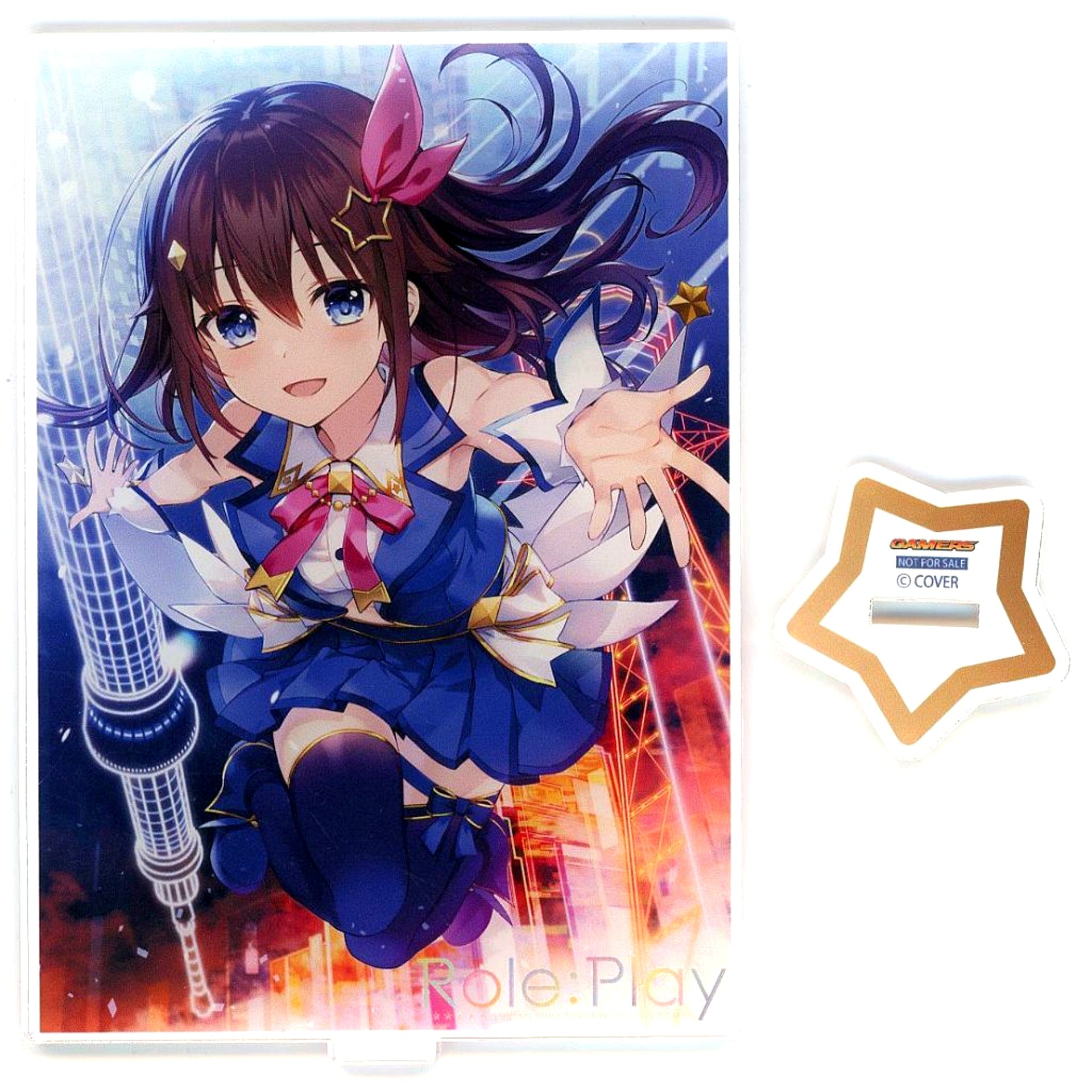 Tokino Sora Single Item Acrylic Stand Blu-ray Virtual YouTuber Hololive Tokino Sora Theatrical Cover Live Role:Play Gamers Purchase Bonus [USED]