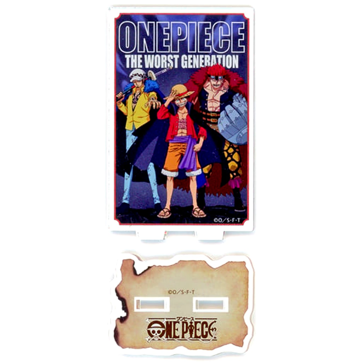 Luffy & Law & Kid One Piece x Village Vanguard Acrylic Stand Group Series [USED]