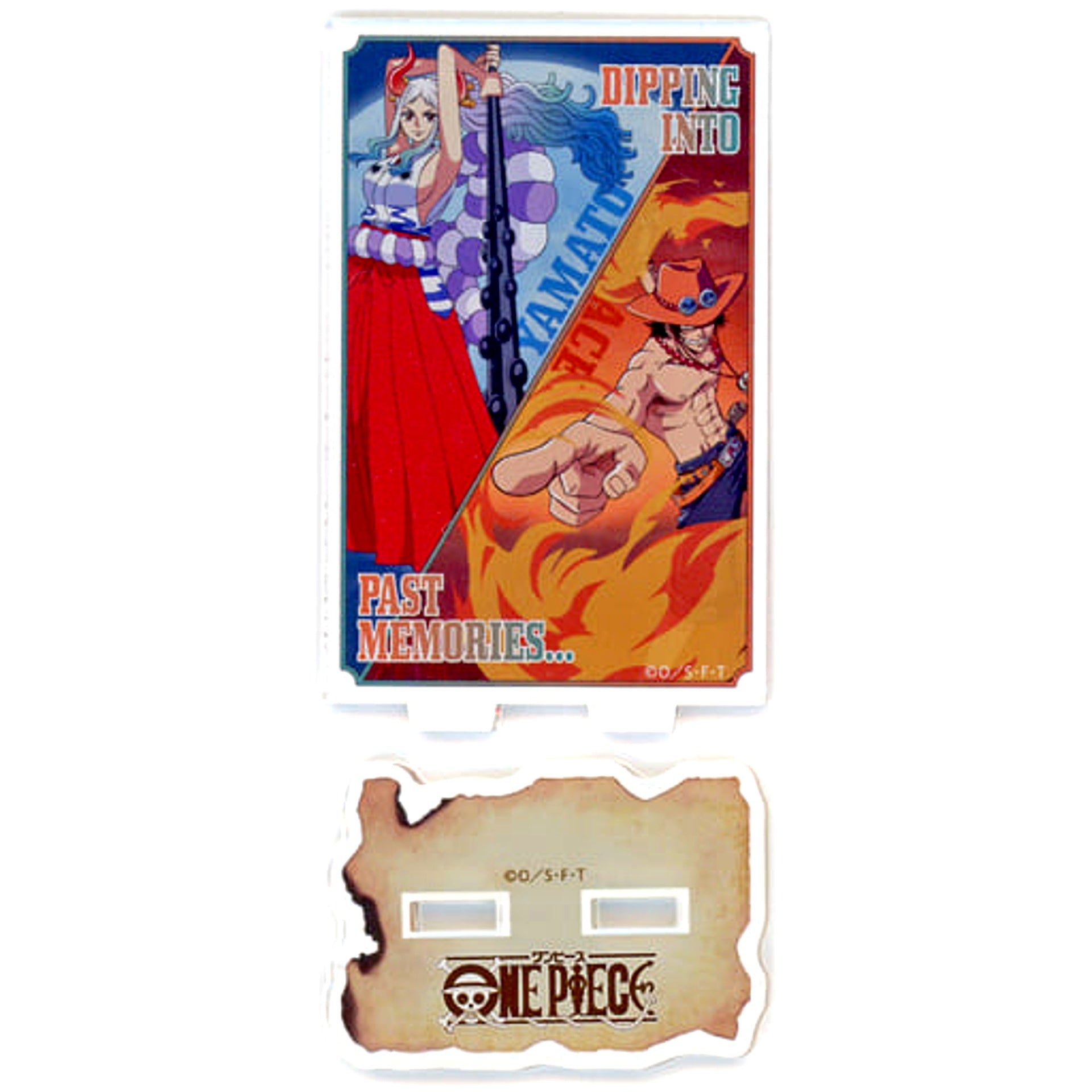 Portgas D. Ace and Yamato One Piece Acrylic Stand Village Vanguard Group Series Secret [USED]
