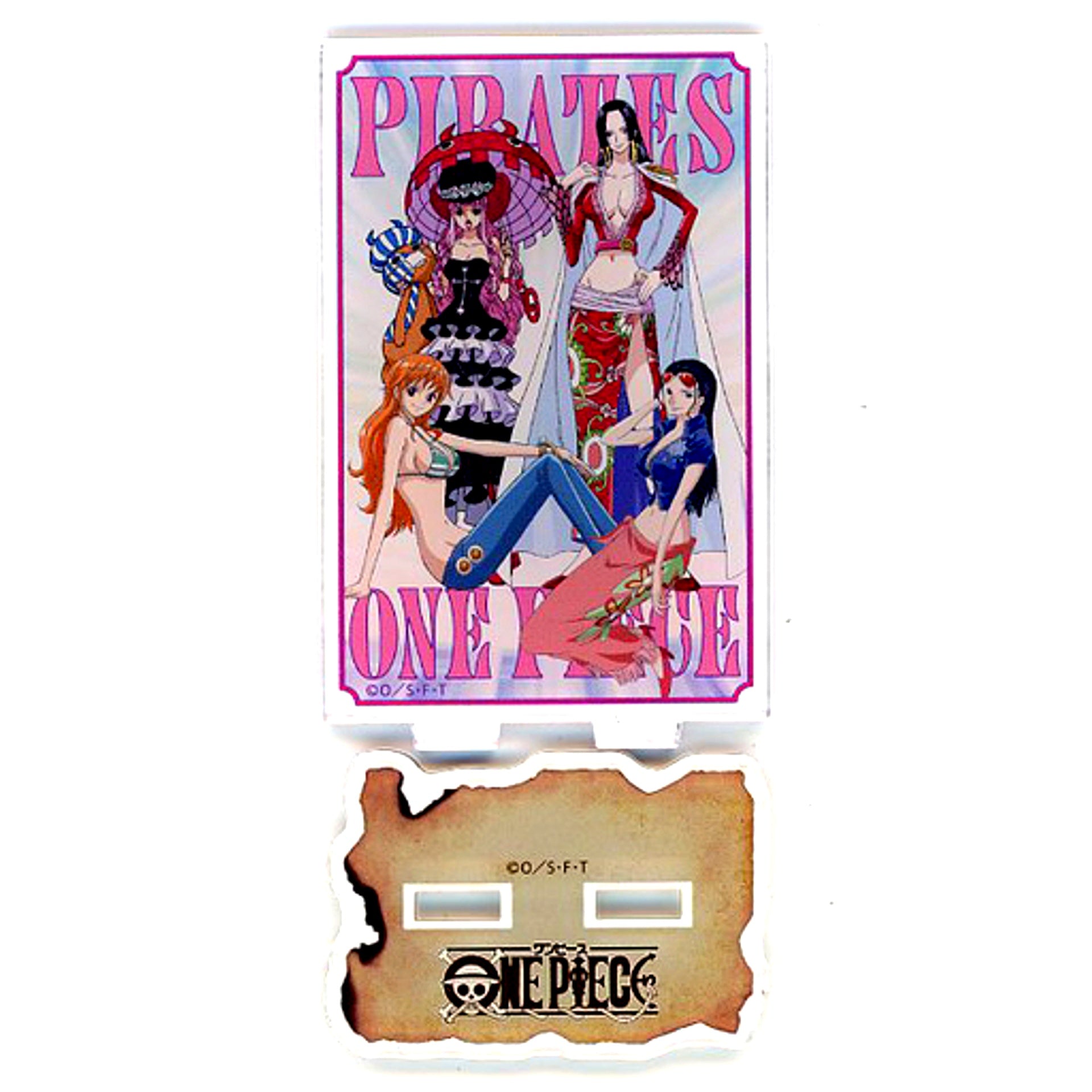 Nami & Robin & Hancock & Perona Secret One Piece x Village Vanguard Group Series Acrylic Stand [USED]