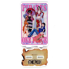 Nami & Robin & Hancock & Perona Secret One Piece x Village Vanguard Group Series Acrylic Stand [USED]