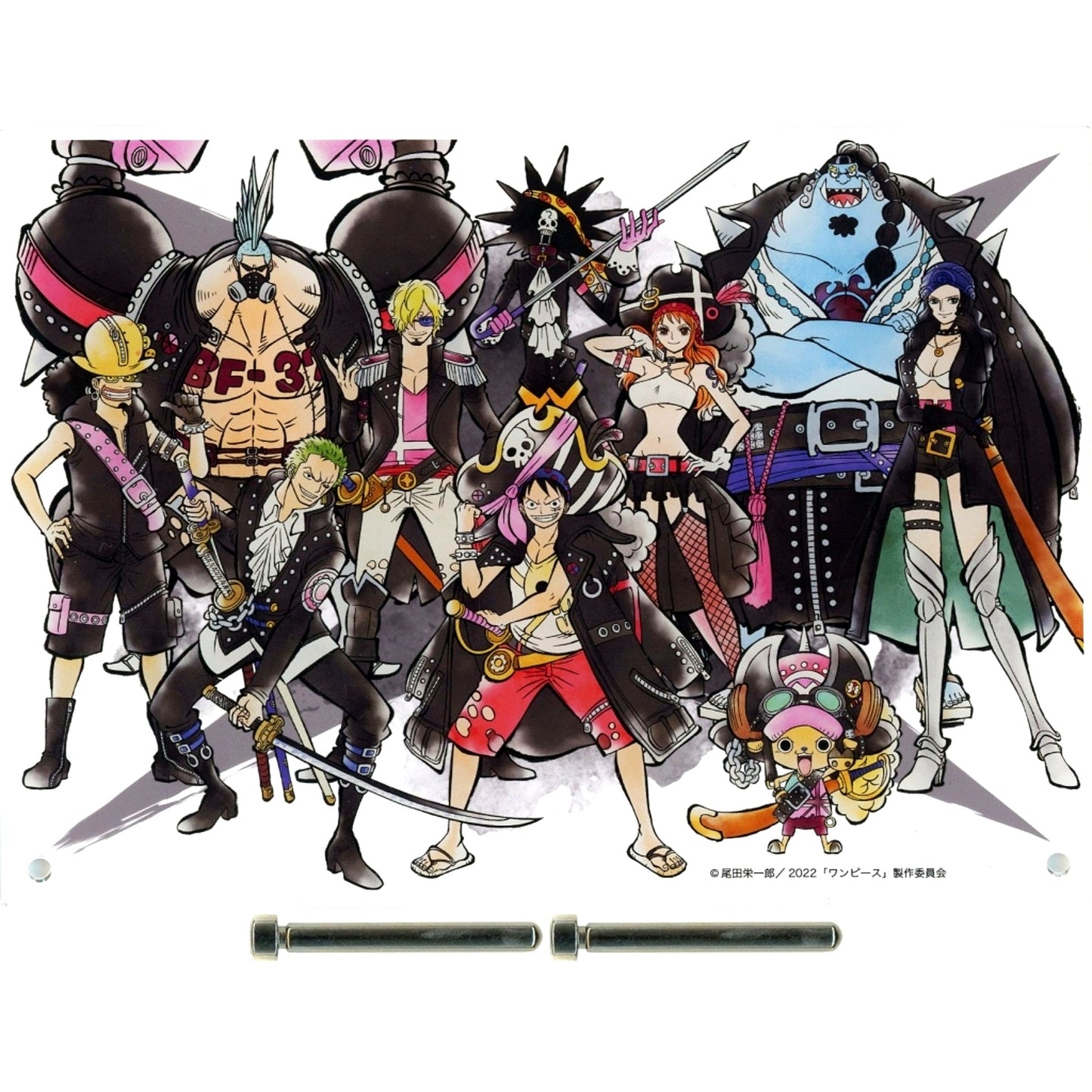 Group Acrylic Board One Piece Film Red Branch Store One Piece Mugiwara Store in Marui [USED]