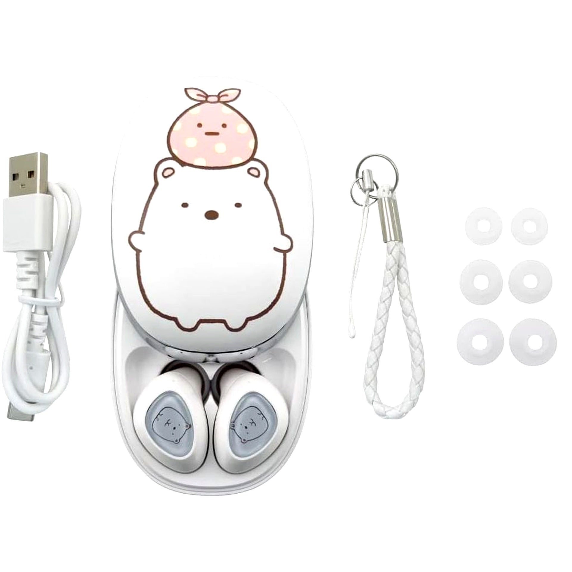 Shirokuma Bluetooth True Wireless Earphones Sumikko Gurashi [USED]