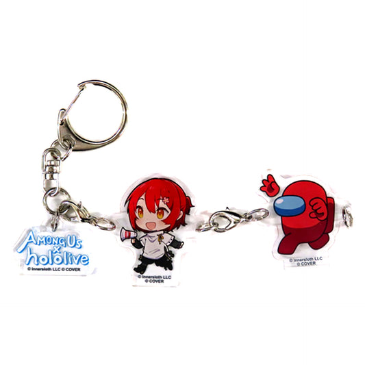 Miyabi Hanasaki Among Us x hololive Holostars Play Tag Keychain [USED]