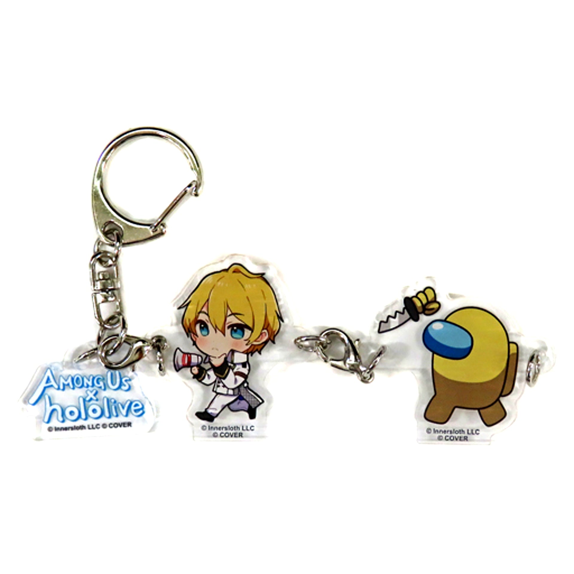 Kishido Temma Among Us x hololive Holostars Play Tag Keychain [USED]