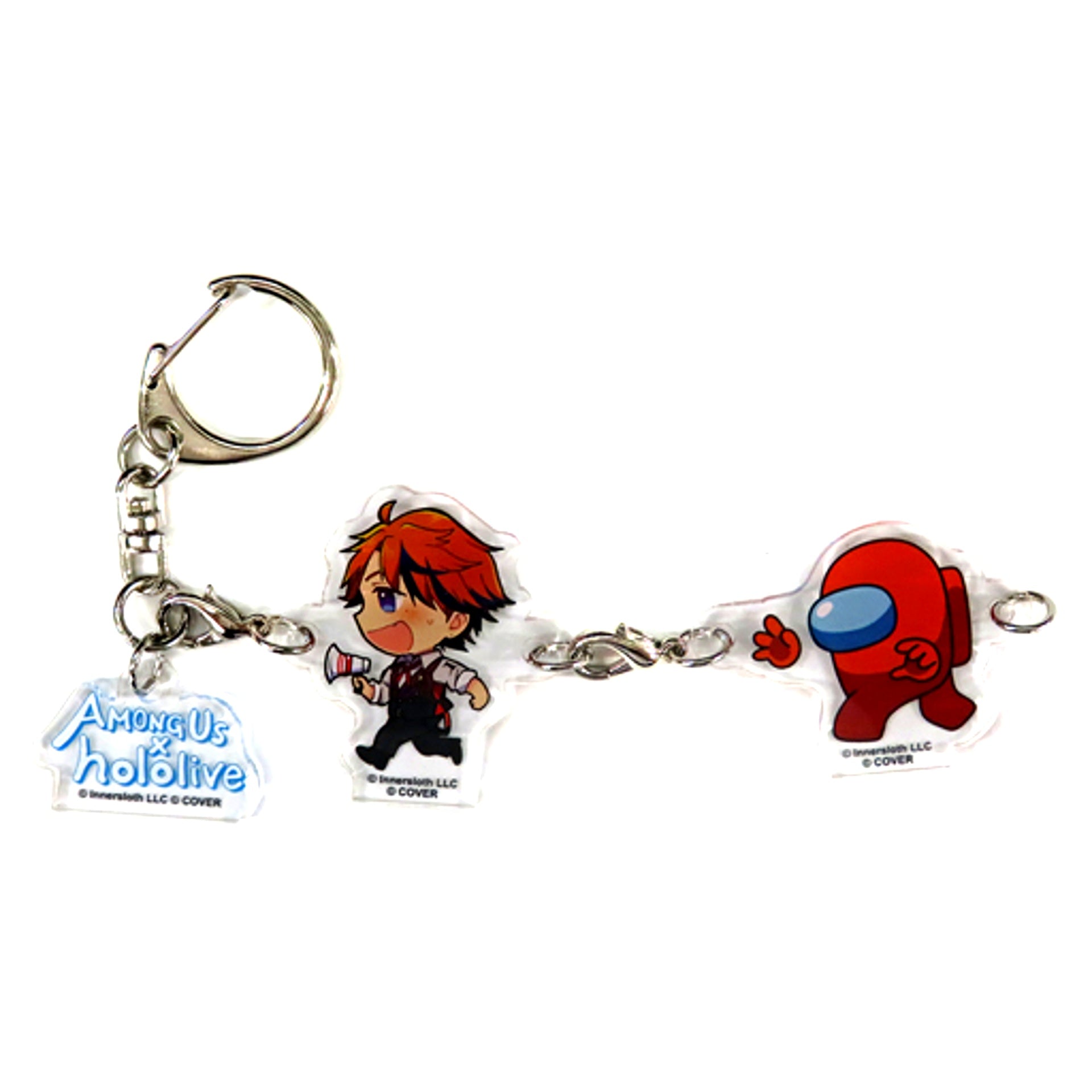 Yukoku Roberu Among Us x hololive Holostars Play Tag Keychain [USED]