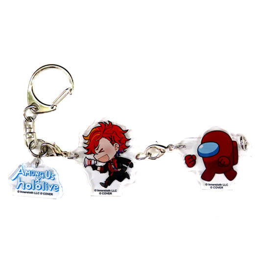 Hizaki Gamma Among Us x holostars Play Tag Keychain [USED]