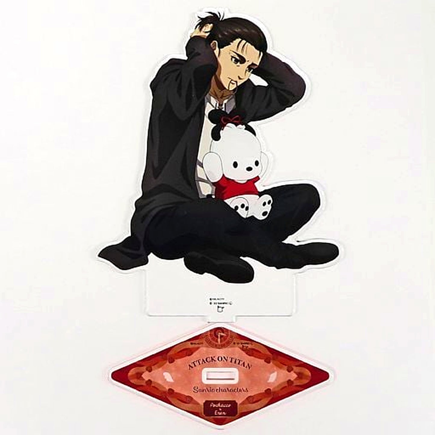 Eren Yeager x Pochacco Attack on Titan x Sanrio Characters The 2nd Edition Acrylic Stand M [USED]