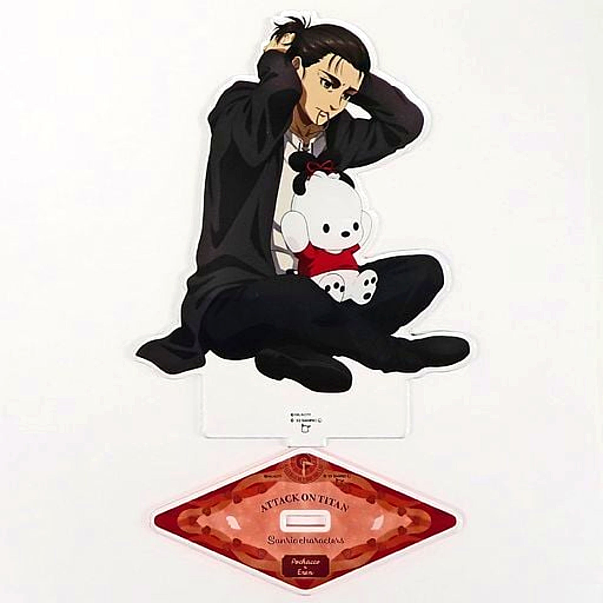 Eren Yeager x Pochacco Attack on Titan x Sanrio Characters The 2nd Edition Acrylic Stand M [USED]