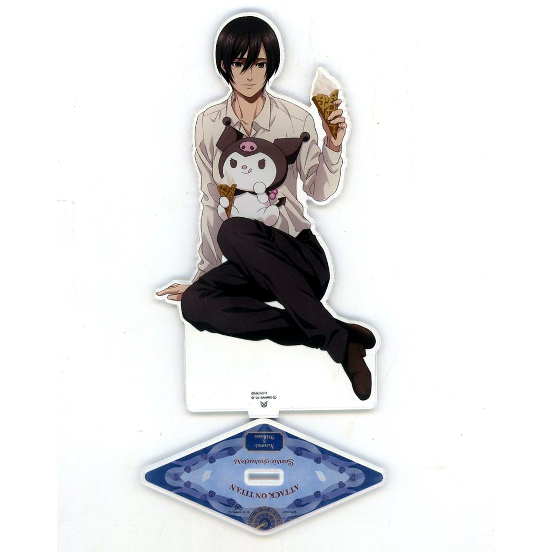 Mikasa Ackerman Kuromi Attack on Titan Sanrio Characters The 2nd Edition Acrylic Stand M [USED]