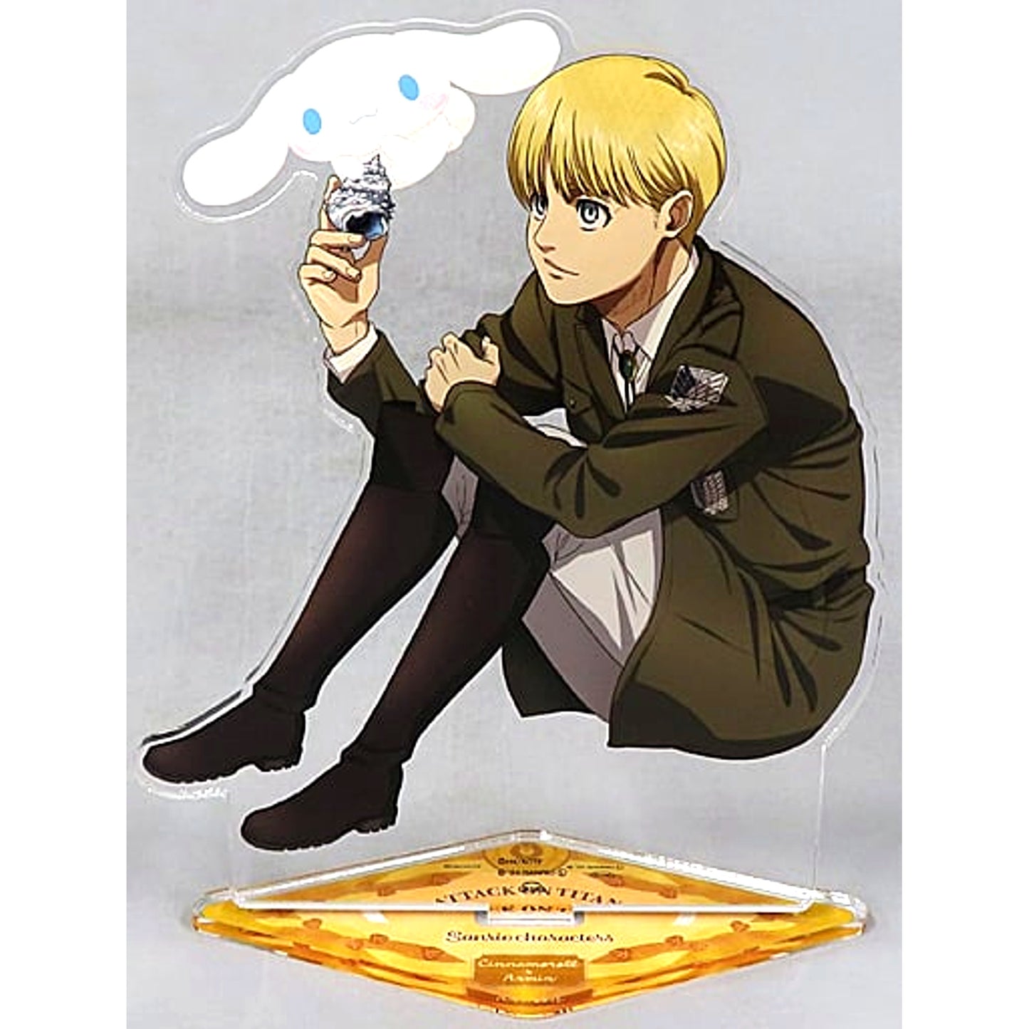 Armin Arlert Cinnamoroll Attack on Titan Sanrio Characters The 2nd Edition Acrylic Stand M [USED]